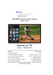 Internet on TV - Department of Computer and Information Science