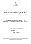 User Manual - Wittenstein High Integrity Systems