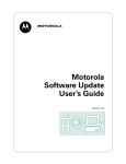 Motorola Software Update User`s Guide