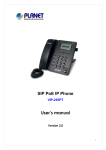 VIP-255 User`s manual