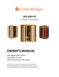 owner`s manual - Golden Designs, Inc.