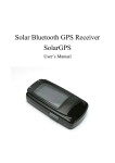 Solar Bluetooth GPS Receiver SolarGPS