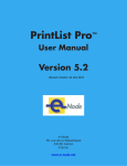 PrintList Pro™ - e-Node
