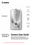 Canon Digital IXUS i5 User`s Manual