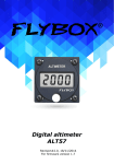 Digital altimeter ALT57 ® - Flybox Innovative Avionics
