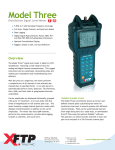 Model Three Datasheet