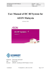 AEON MY - User Manual of DC RF System v1.0.6