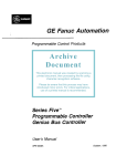 Series Five Genius Bus Controller User`s Manual