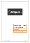 Indiegogo Clone user manual