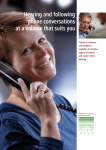 Hearing and following phone conversations at a