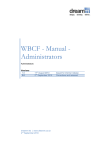 WBCF - Manual - Administrators