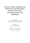 Derivative Design: Computation and Optimization of the - IWI