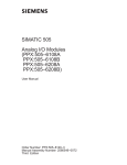 505 Analog I/O Modules