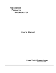 PowerTech II User Manual