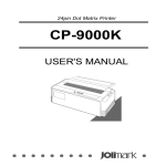 Jolimark CP-9000K User`s Manual v1.01