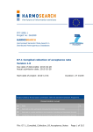 D7.1 – Compiled collection of acceptance notes