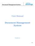 User Manual Document Manag User Manual Document