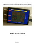 DDSG2A User Manual - USB Function Generator/Oscilloscope