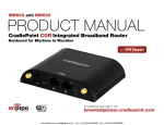 CradlePoint IBR600/IBR650 Manual