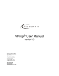 VPrep User Guide