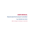 USER MANUAL Stackmatch/Universal Controller By S56WIX & S55O