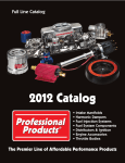 2012 Catalog - Professional Products