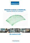 PRODIM Unfold 2.0 MANUAL