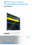 R&S FSV K10x LTE UL Measurements