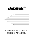 CONTROLLED USAGE USER`S MANUAL