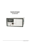 Technical Information Ampere-hour Meters AZ 2000 DSZ