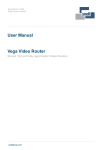 Vega Router User Manual Issue 2 Revision 2 - AV-iQ