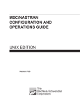 unix edition msc/nastran configuration and operations guide