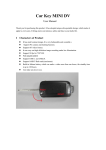 Car Key MINI DV - Prestasicurezza.com