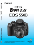 Canon T2i User Manual