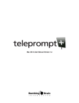 teleprompt+ for mac user manual 1_2_0