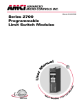 2700 series  manual - Advanced Micro Controls Inc