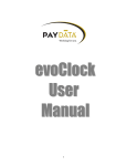 evoClock User Manual