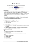 User`s Manual Direct-LinQ : USB File Transfer Cable