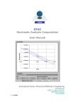 Stochastic Analysis Computation User Manual