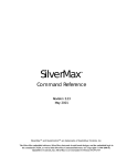 SILVERMAX COMMANDS