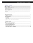 Table of Contents - VarTech Systems Inc.