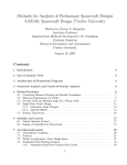 Methods for Analysis of Preliminary Spacecraft Designs AAE450