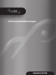 3G Personal Mobile Hotspot