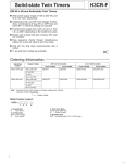 Solid-state Twin Timers H3CR-F