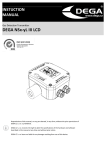User manual DEGA NSx-yL III LCD