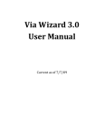 Via Wizard 3.0 User Manual - 易迪拓培训