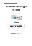 Holux M-1200E User`s Guide - Atterbury Consultants, Inc.