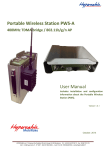 Portable Wireless Station PWS-A User Manual