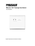 Macurco™ HD-11 Hydrogen Gas Detector