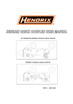 Hendrix Quick Change Coupler Gen I and Gen II User Manual (PDF